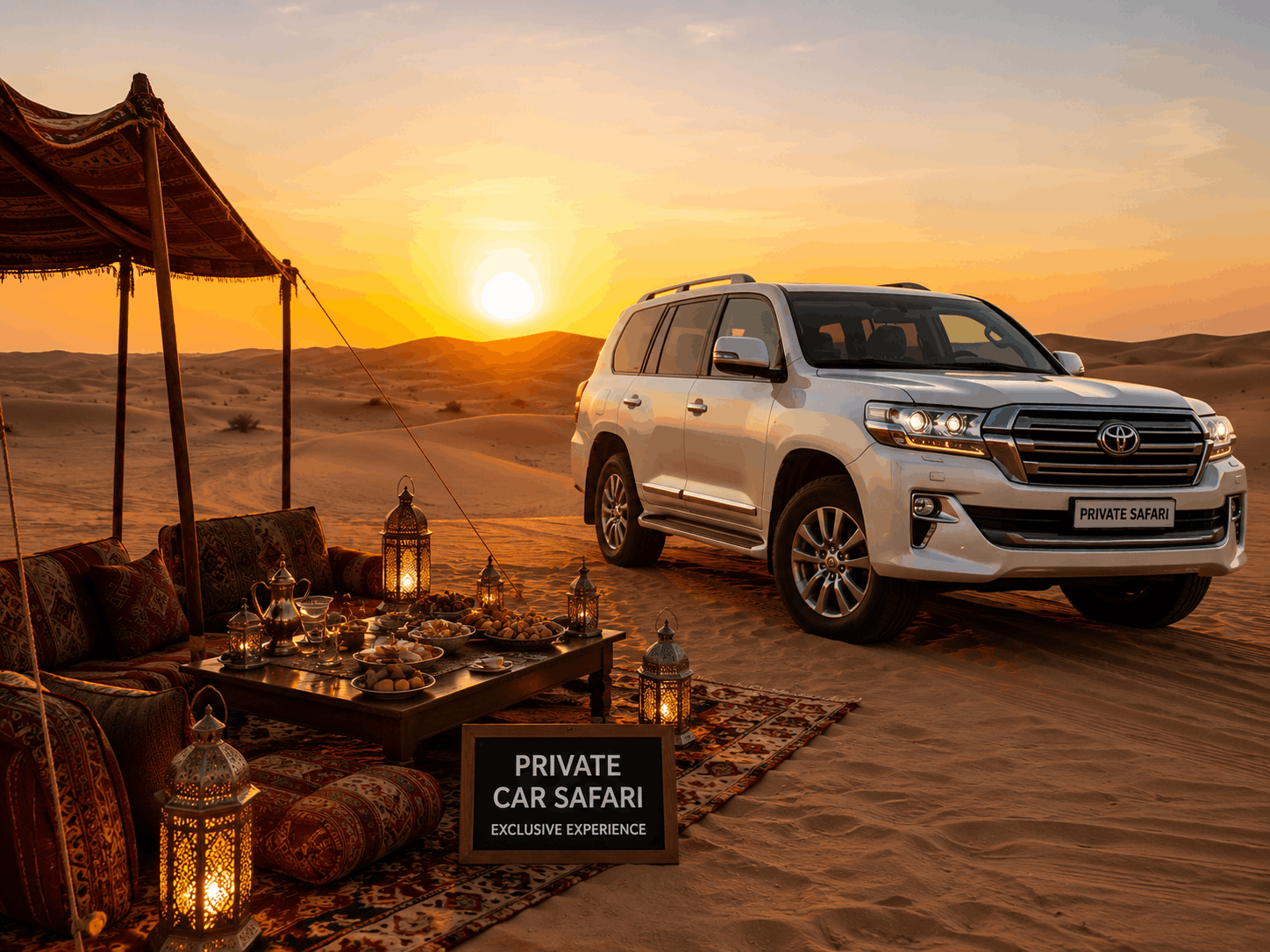 Private Car Safari (6–7 Guests) Dubai